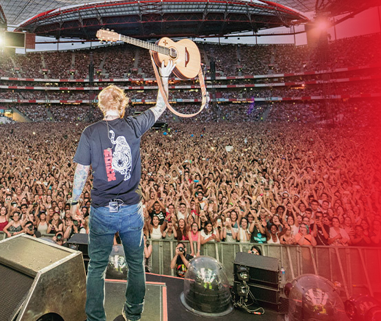 Ed Sheeran live beim Konzert in Österreich erleben - Jetzt Tickets kaufen! Bild: oeticket.com